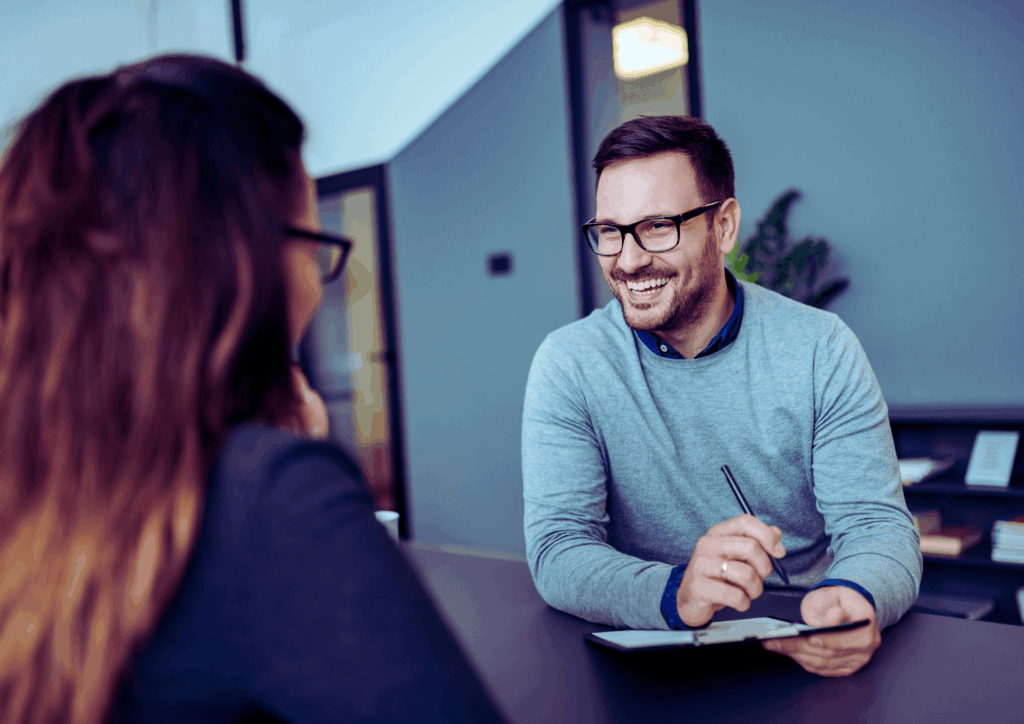 Property Manager Reviewing Rental Application Tenant Screening